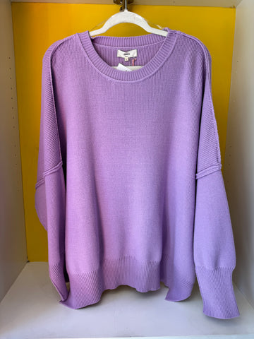Kimberly’s Lavender Sweater - L