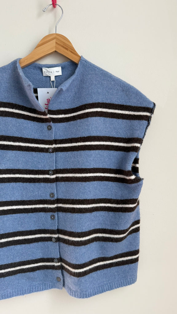 Kimberly’s Stripe Button Down Top - L